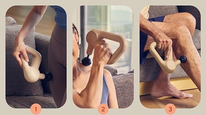 Examples of ways to use the massage gun